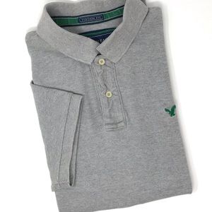 AE Outfitters Vintage Fit Gray Polo *L*